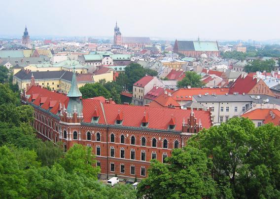 Krakau: Blick von der Wawel-Kathedrale